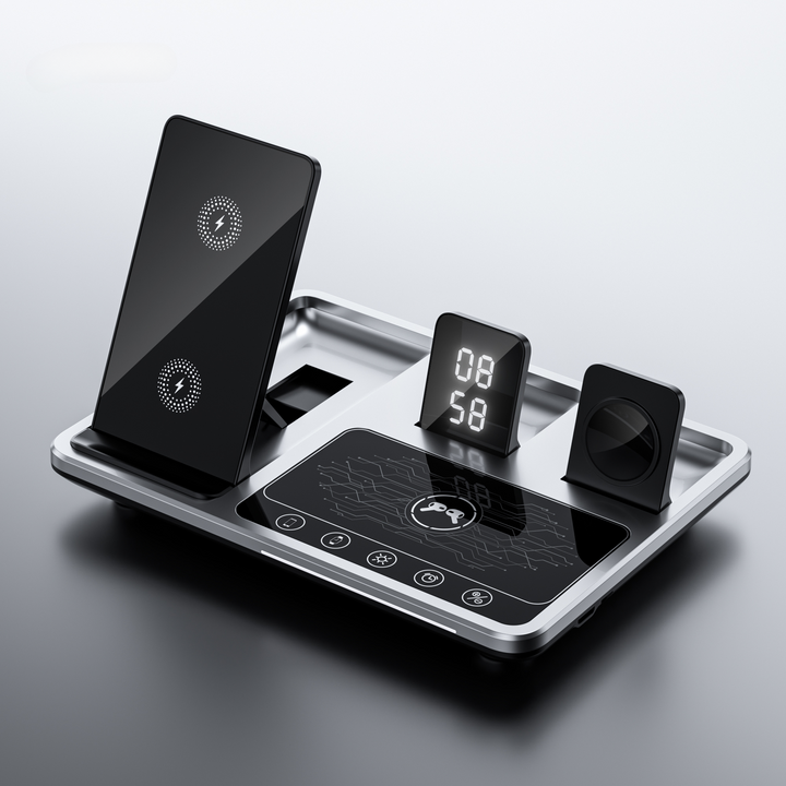 PowerPro Charger – 4-in-1 Wireless Charging Station Bowlift