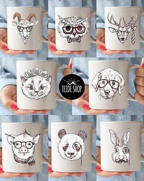 BowLift | Labrador Gift For Kids Coffee Lovers Gift Mug