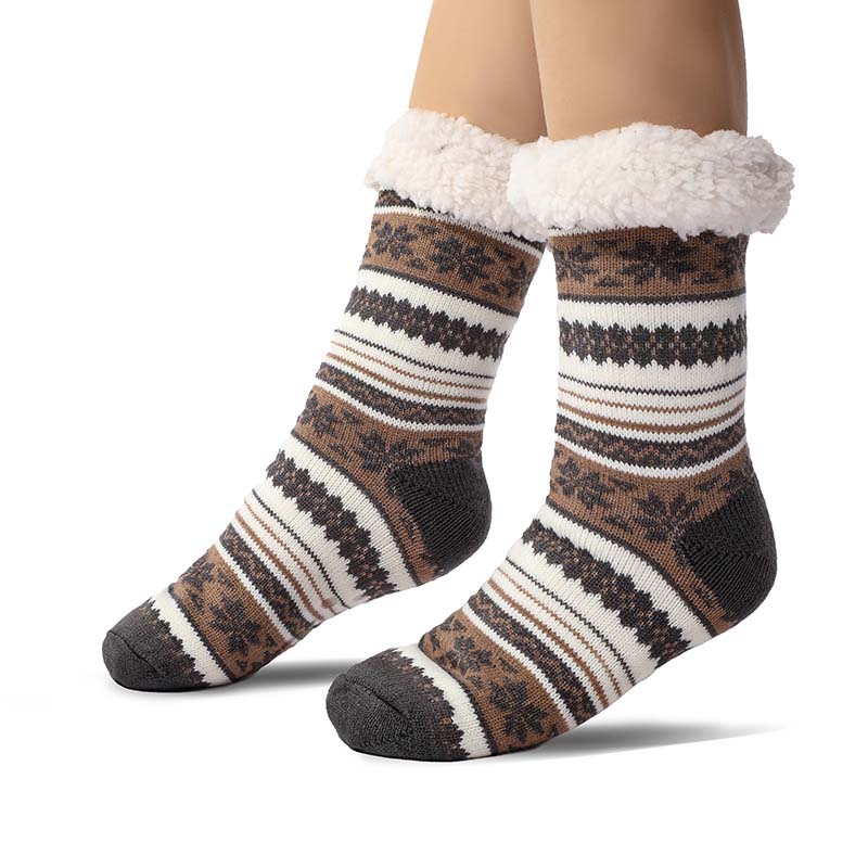 BowLift | Snowflake Ultra-thick  Slipper Home Socks