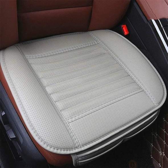 BowLift | Leather Bamboo Charcoal Car Seat Cushion-Absorbing odor(Four Seasons Universal)