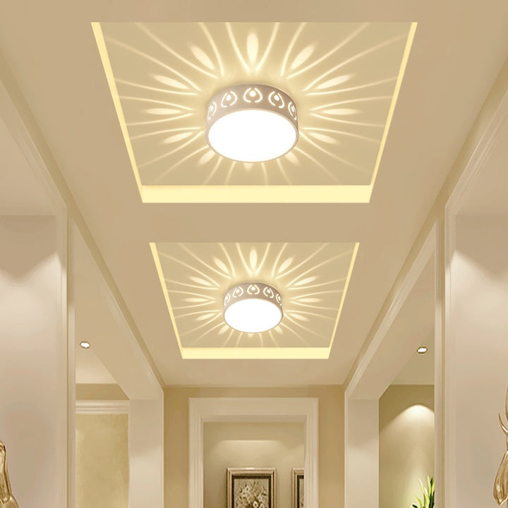Creative Away Light Simple Modern Corridor Light Recessed Spotlight Downlight Led Entrance Light Entrance Light Hall Light