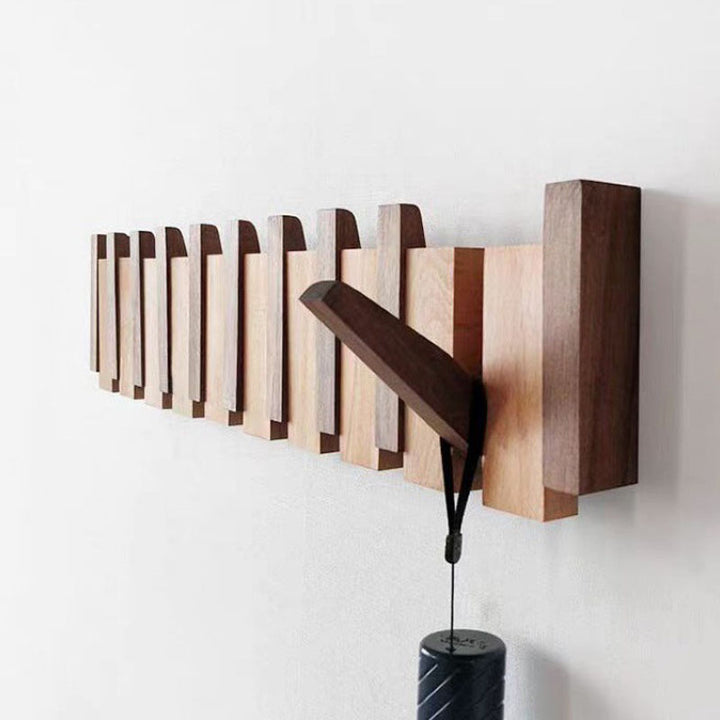 Solid Wood Piano Wall Hanger Entrance Hook Living Room Room Wall Bedroom Door Rear Coat Rack