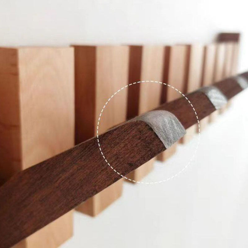 Solid Wood Piano Wall Hanger Entrance Hook Living Room Room Wall Bedroom Door Rear Coat Rack