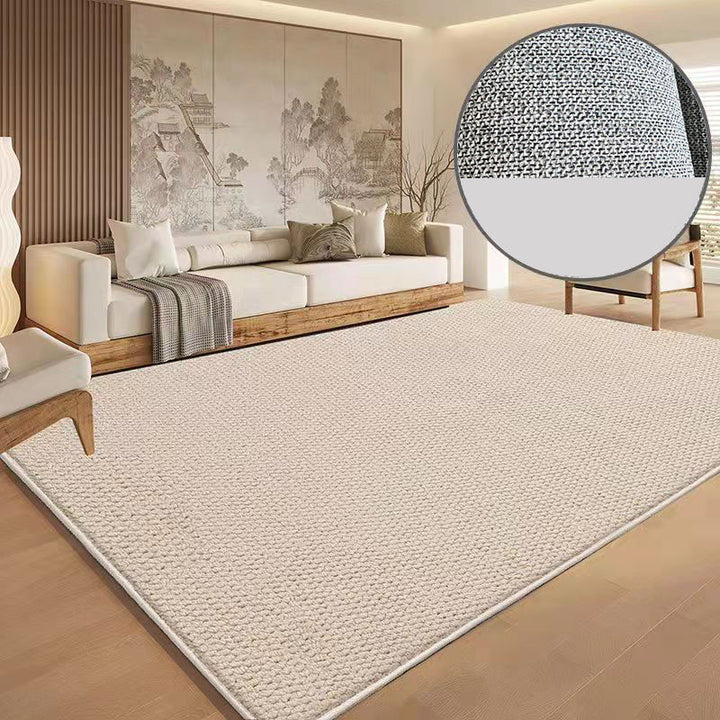 Imitation sisal carpet living room solid color pineapple ring studio photo sofa bedroom bedside mat anti-cat scratch carpet