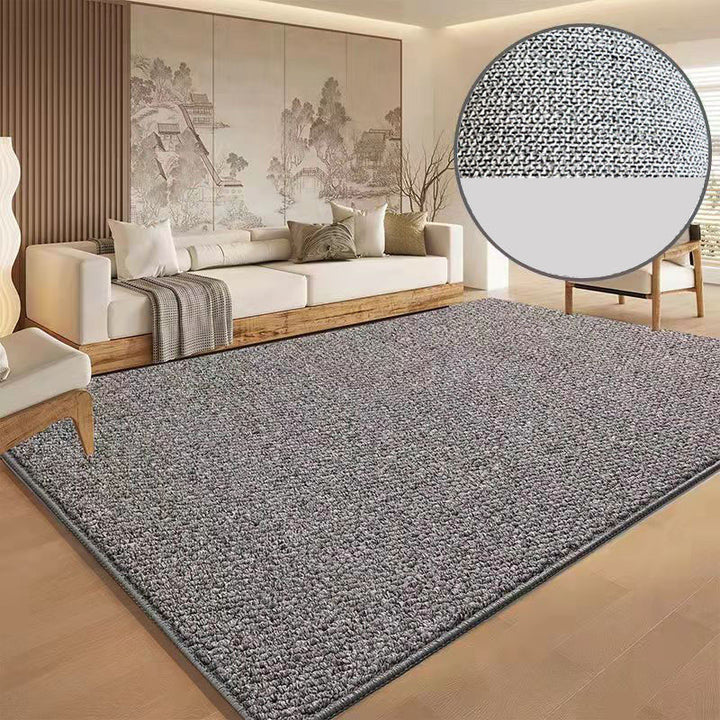 Imitation sisal carpet living room solid color pineapple ring studio photo sofa bedroom bedside mat anti-cat scratch carpet