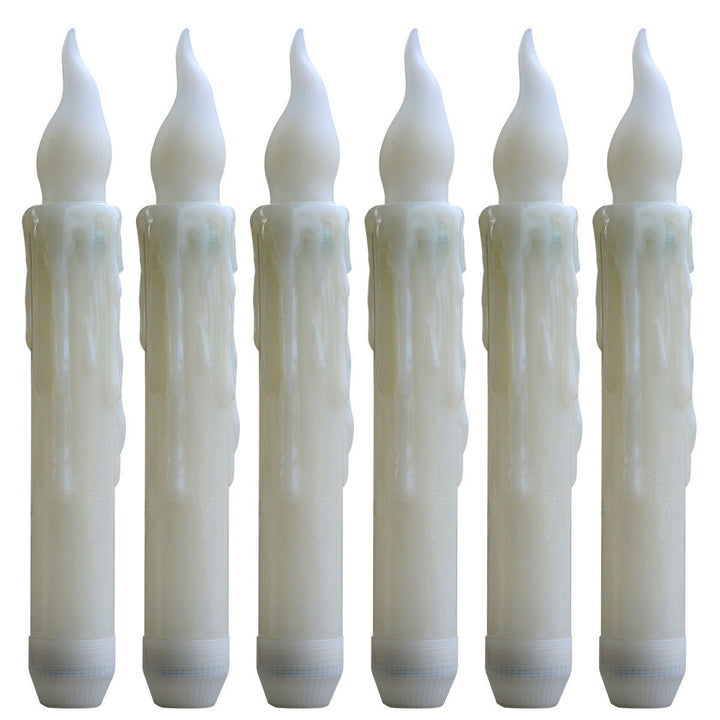 Magic wand led electronic candle light halloween christmas decoration tears candle long rod rod wax