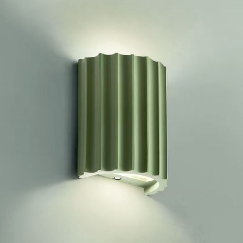 Quiet wind aisle lights led Macaron wall entrance bedside lights corridor lights resin Roman column wall lights