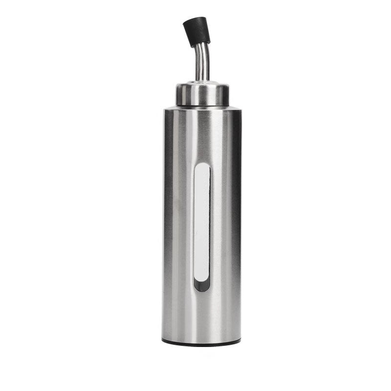Stainless steel oil pan, soy sauce bottle, vinegar bottle, seasoning oil pan, leak-proof oil pan, kitchen condiment bottle, teppanyaki oil pan