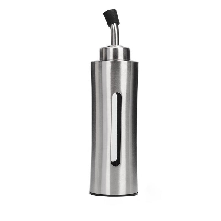 Stainless steel oil pan, soy sauce bottle, vinegar bottle, seasoning oil pan, leak-proof oil pan, kitchen condiment bottle, teppanyaki oil pan