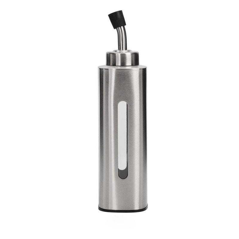 Stainless steel oil pan, soy sauce bottle, vinegar bottle, seasoning oil pan, leak-proof oil pan, kitchen condiment bottle, teppanyaki oil pan