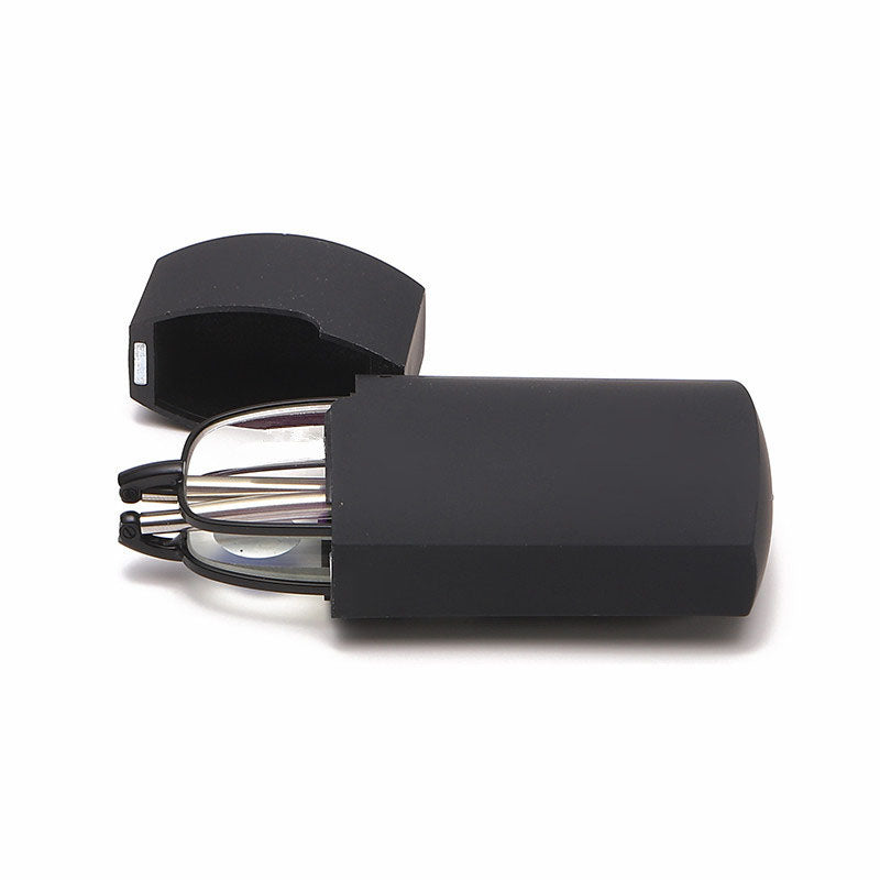 Exquisite reading glasses small lighter box anti-blue light antenna folding reading glasses