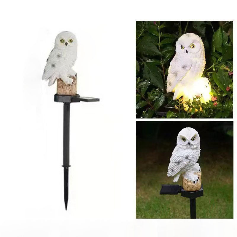 BowLift | Solar Owl Decor Light | Waterproof Outdoor Lawn Garden Landscape Lamp