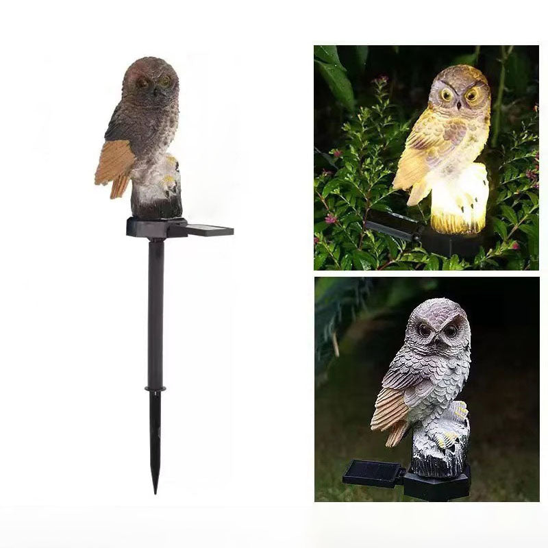 BowLift | Solar Owl Decor Light | Waterproof Outdoor Lawn Garden Landscape Lamp