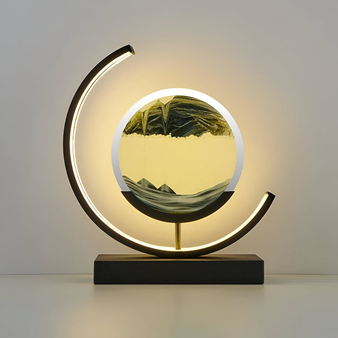 BowLift | Sand Glow Sand Lamp with Dimmable Remote Control