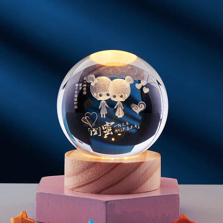 BowLift | 3D Glow Crystal Lamp | Innovative LED Table Lamp