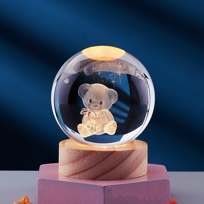 BowLift | 3D Glow Crystal Lamp | Innovative LED Table Lamp