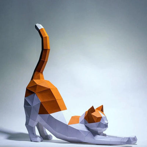 BowLift | 3D Cat Papercraft | DIY Decoration for Creative People