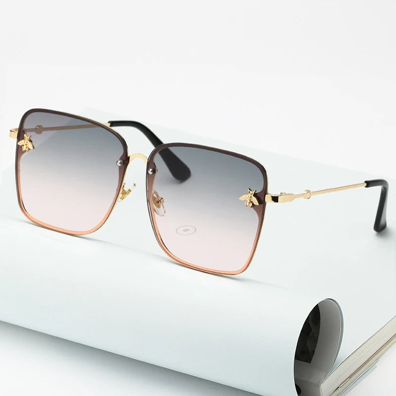 Charlotte Sunglasses | Oversized & Rimless | Bowlift