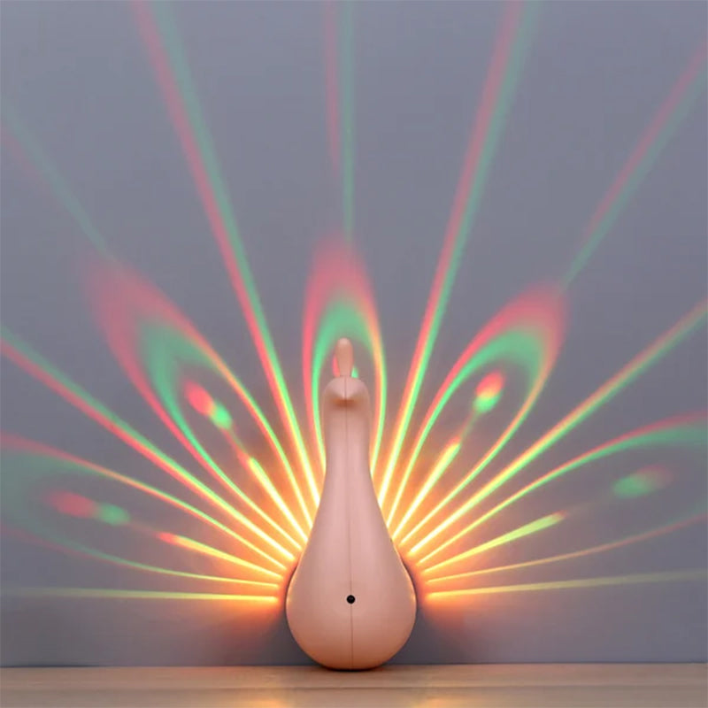 BowLift | Peacock Led Projector Wall Lights For Bedroom