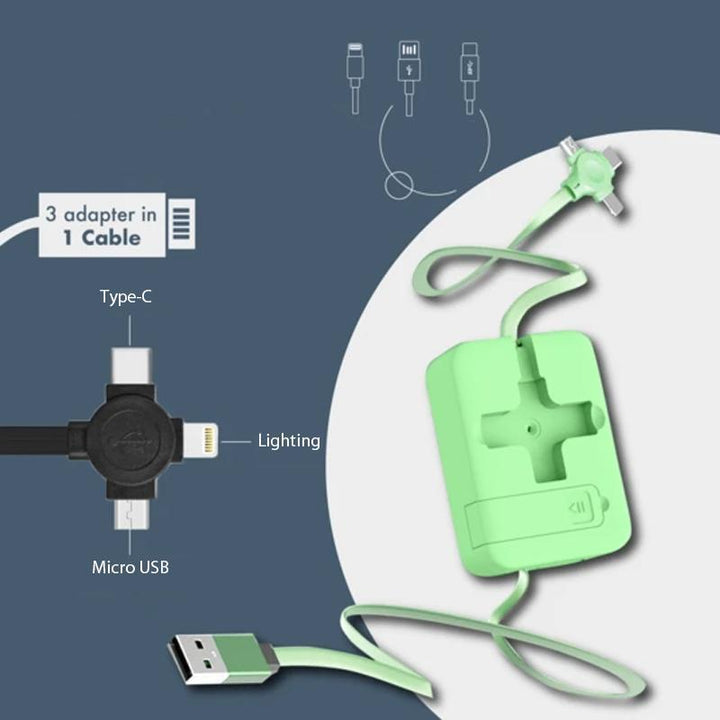 BowLift | 4-in-1 Data Cable Phone Stand