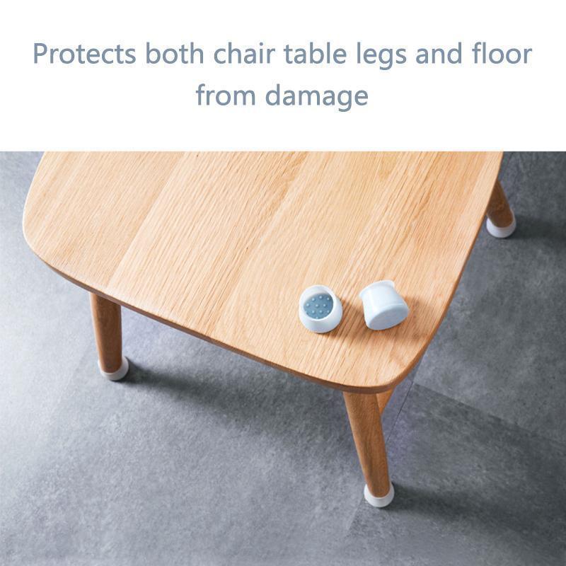 Upgraded Furniture Silicone Protection Covers Chair Leg Covers with Felt | Bowlift