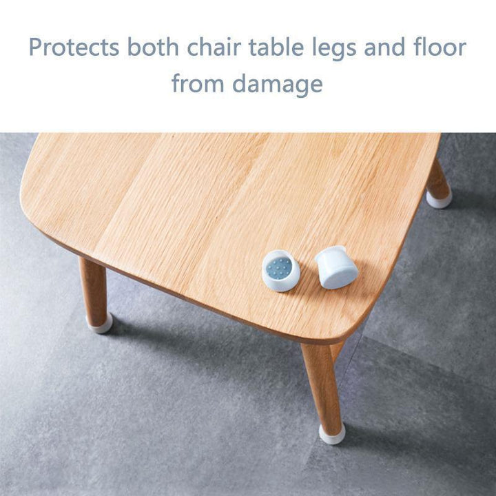 Upgraded Furniture Silicone Protection Covers Chair Leg Covers with Felt | Bowlift
