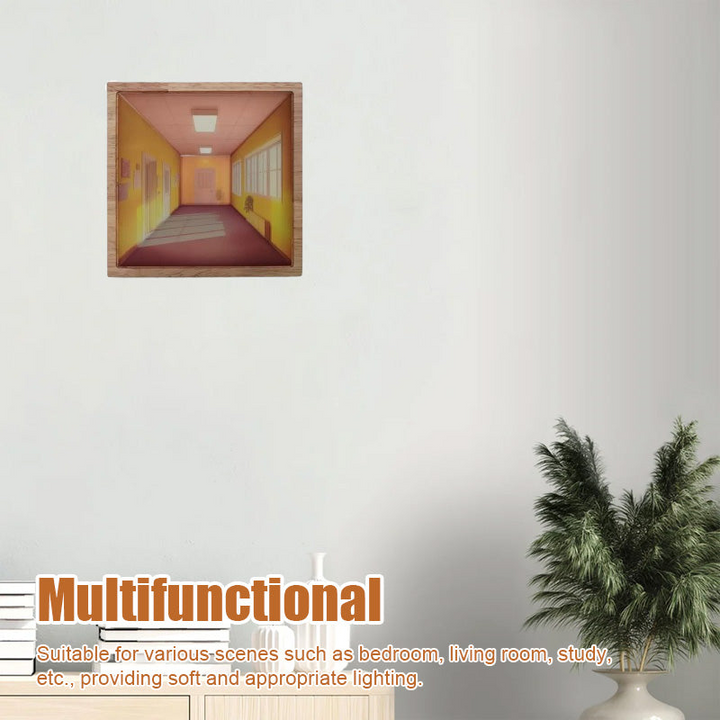 3D-Naked Eye Vision Wall Lamp | Stunning Wall Ambience | Bowlift