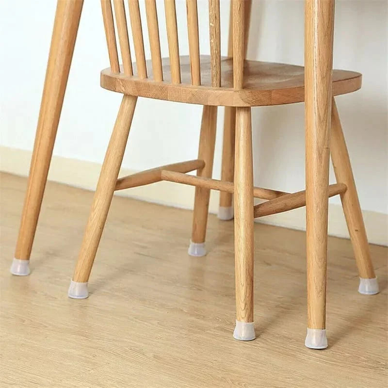 4 Pcs Silicone Chair Leg Covers Bowlift
