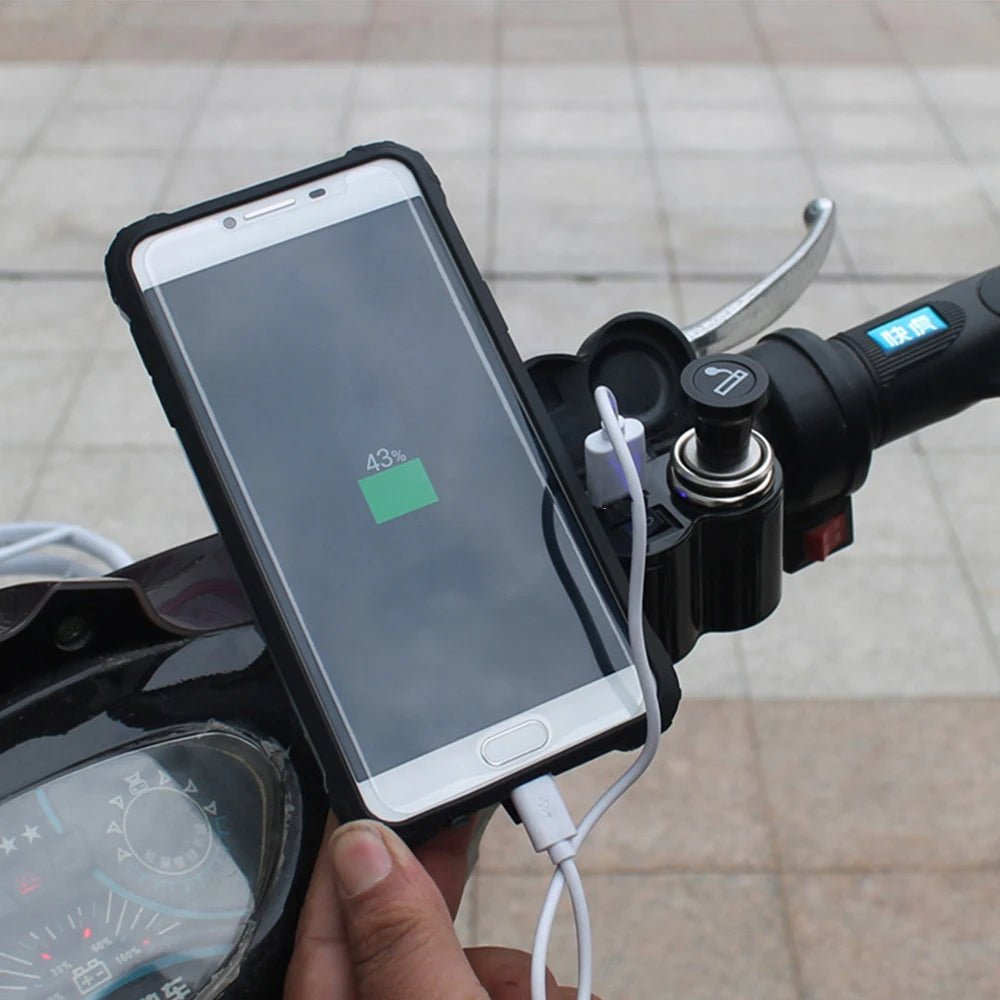 BowLift | Motorcycle Waterproof Handlebar USB Charger