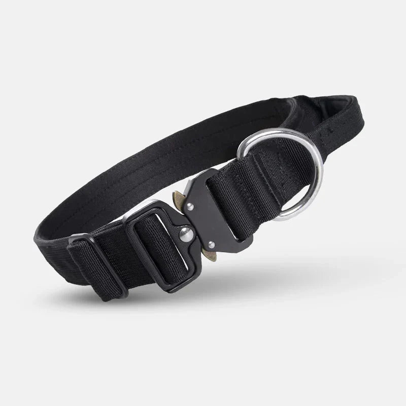 Tactical Dog Collar with Handle – GripMaster Bowlift