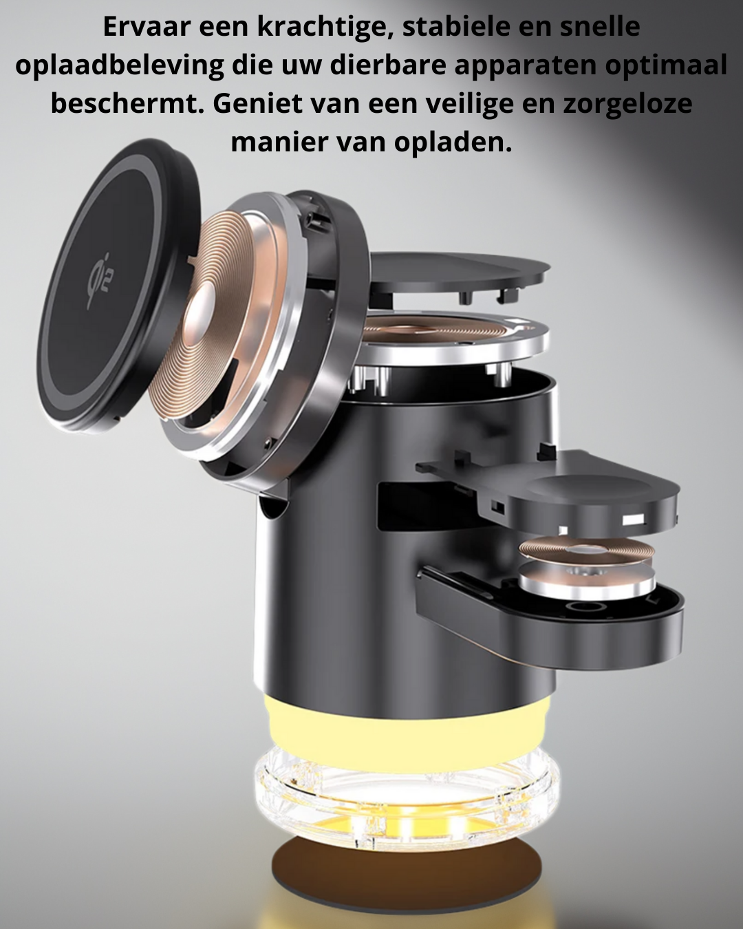 BowLift | LuxDock Elite Charging Station | Luxury all-in-one solution for Apple & Android devices