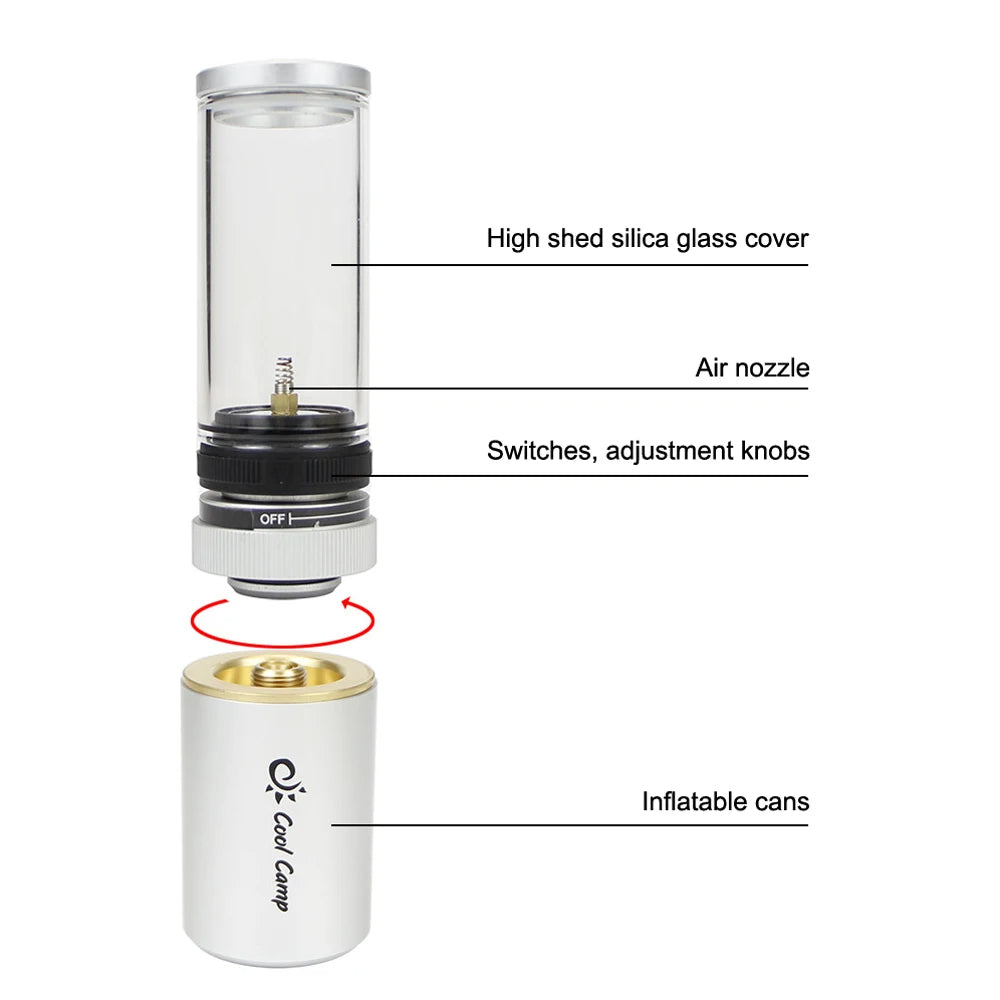 BowLift | Aluminum Nature Lume Camping Modern Lantern