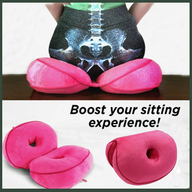 BowLift | OrthoSitz Cushion | Ergonomic & Pressure Relief | Memory Foam | Removable Cover