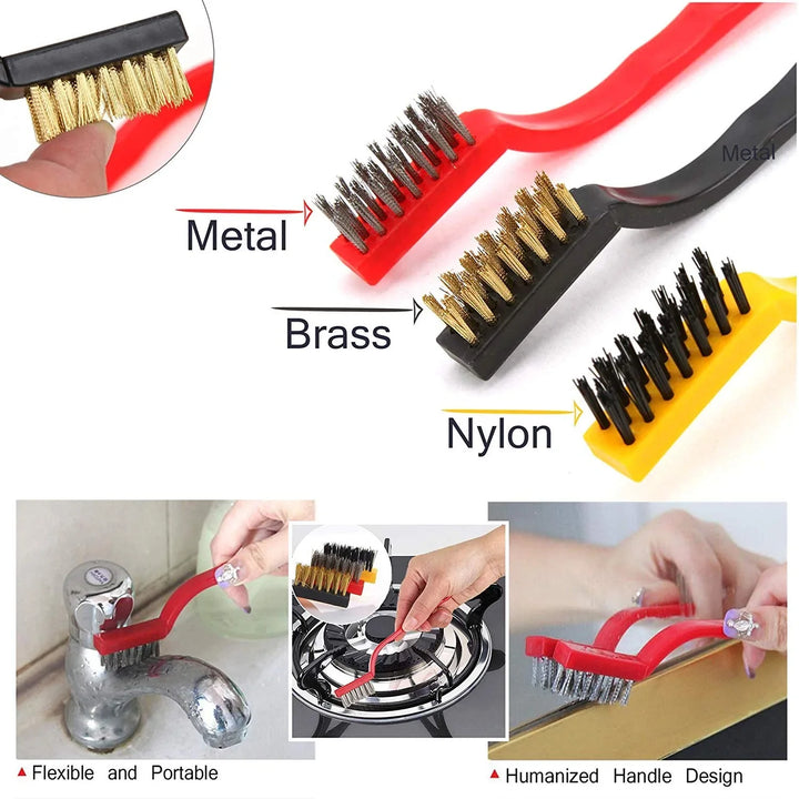 Wire Brush Kitchen Tools Set Of 3 Bowlift