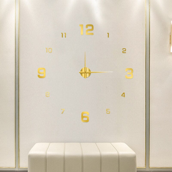 BowLift | Wall Clock Large Modern Home Decor Style