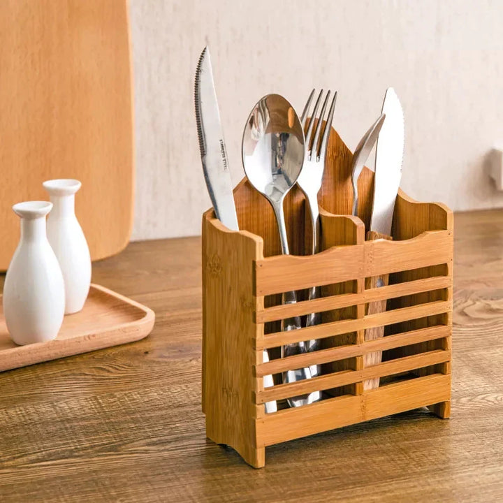Wooden Cutlery Holder Bowlift