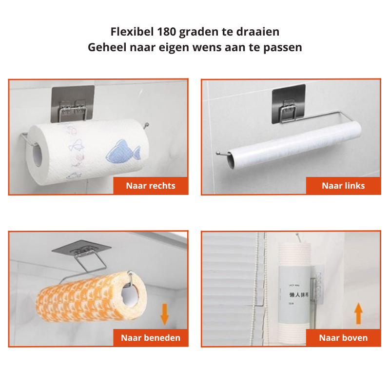 BowLift | Kitchen Roll Holder (2 pcs.) | Keep your kitchen paper handy & your kitchen organized!