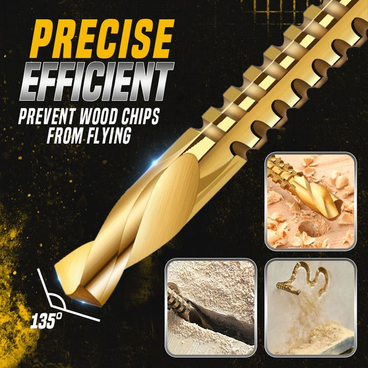 BowLift | Titanium-coated high-speed steel bits with tags (6 pcs.)