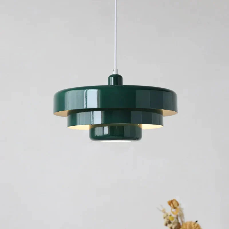 Modern Orange LED Pendant Lamp – Scandinavian Hanging Light for Living Room, Kitchen, and Dining Room | Bowlift