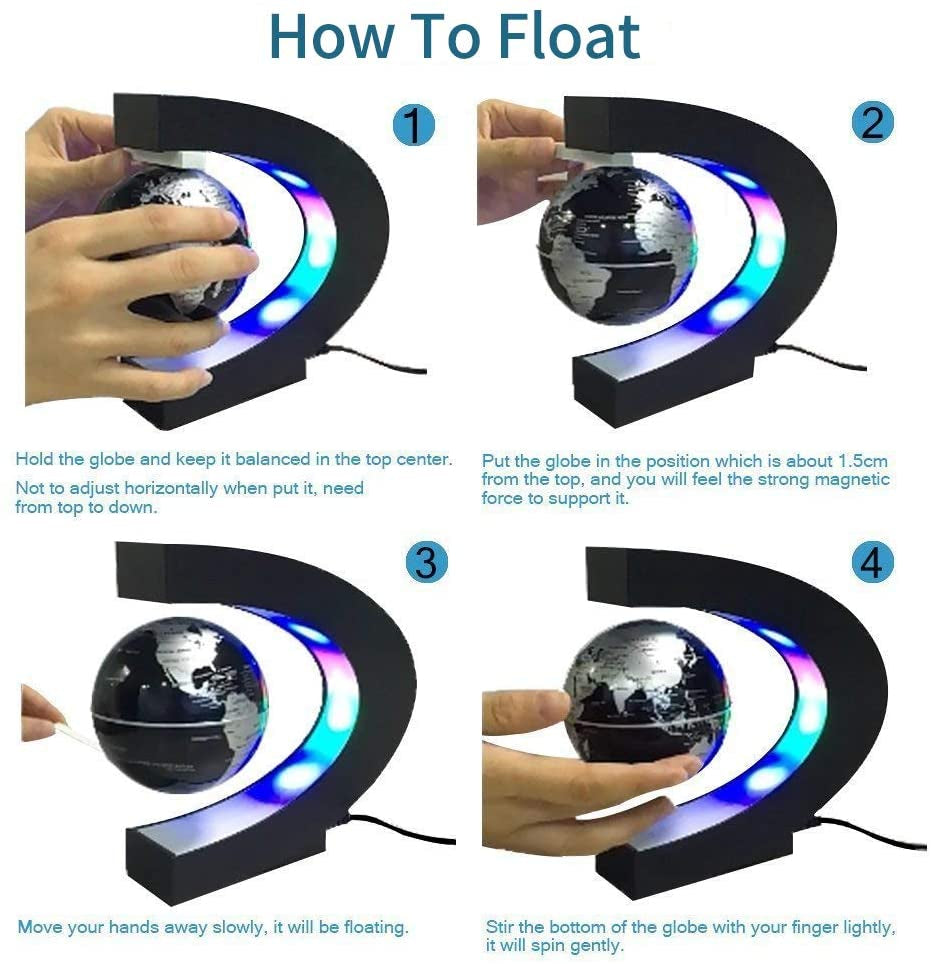 BowLift | Floating Antigravity Globe LED Lamp