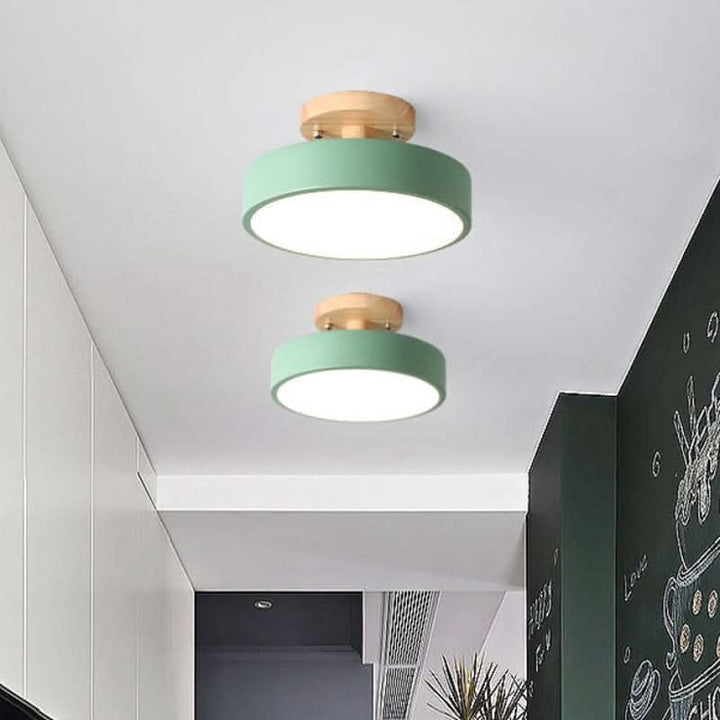 BowLift | Modern Wood LED Ceiling Light with Dimmable Function