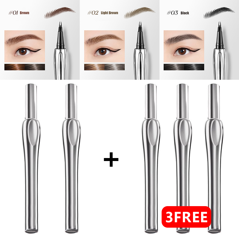 Improved Natural Waterproof Eyebrow Pencil with Micro-Fine Tip (super) Bowlift
