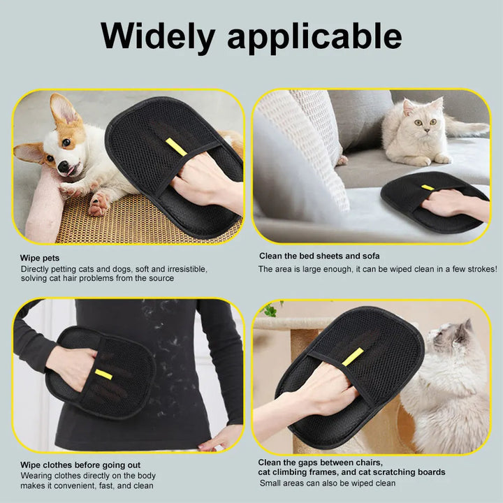 BowLift | SoftFur Care Glove – 2-in-1 Hair Remover & Massage for Pets