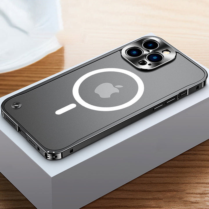 BowLift | Metal Frame Magnetic Charging Case For iPhone