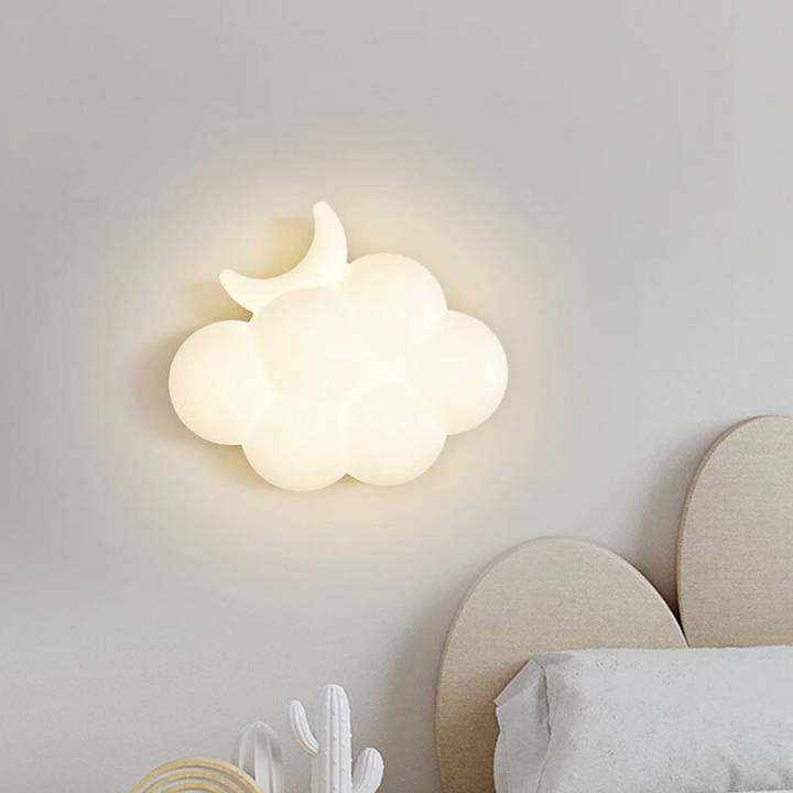 WhiteCloud Lamp – Stylish LED Wall Lighting for Children Bowlift
