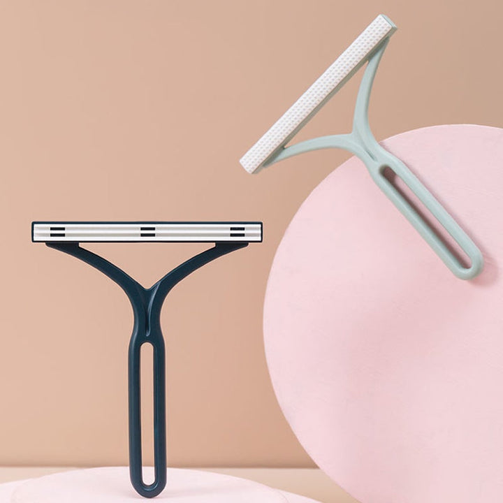 BowLift | Fabric Scissors and Lint Remover for Clothing – Portable Tool with Three-Layer Brushes for Efficient Fabric Care