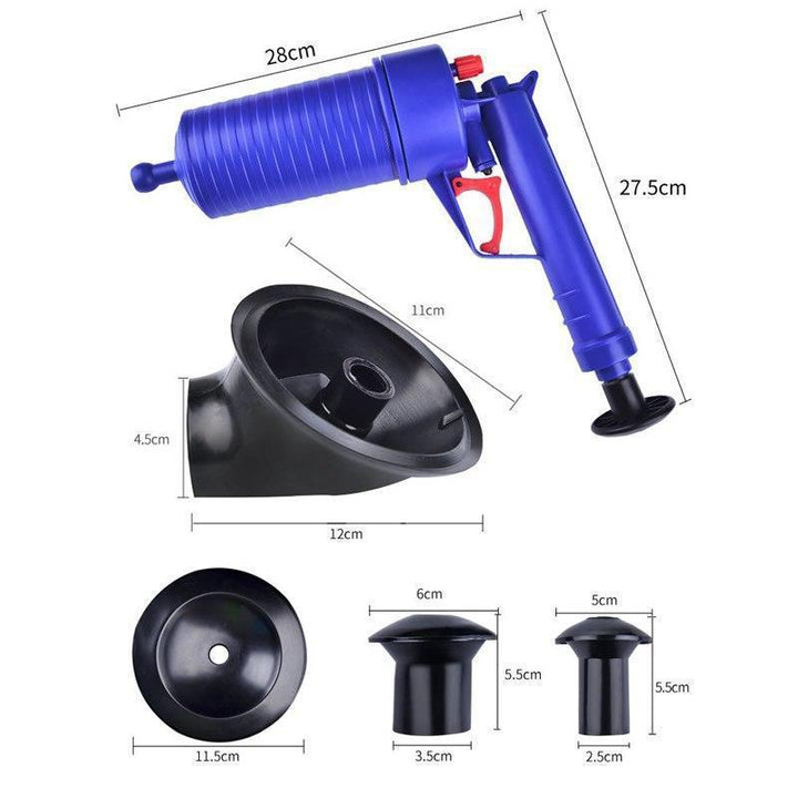 BowLift | Air Blow Gun: Easy Unclogs Sinks and Toilets With A Trigger
