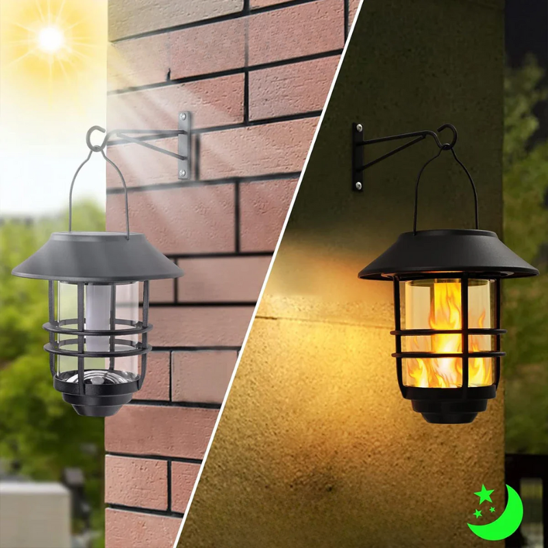 Flamma Glow - Enchanting Solar Wall Lamp Set | Bowlift