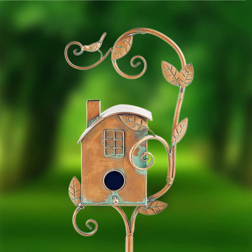 Birdhouse Garden Stakes | Bowlift
