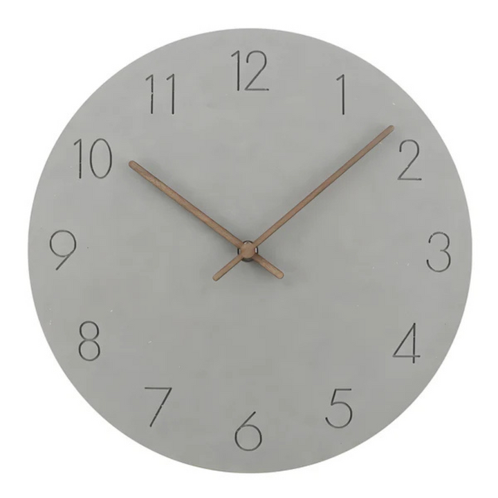 BowLift | Large Wall Clock Wood Modern | Minimalistic Wall Design